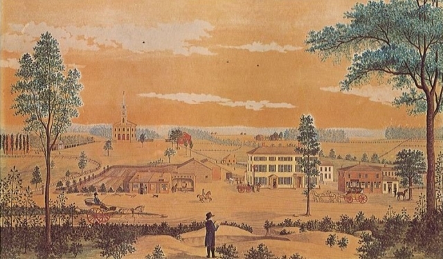 1808 View of Framingham Centre, Daniel Bell 1808 View of Framingham Centre, Daniel Bell